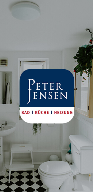 Peter-Jensen logo-Referenzen an Peter-Jensen Website